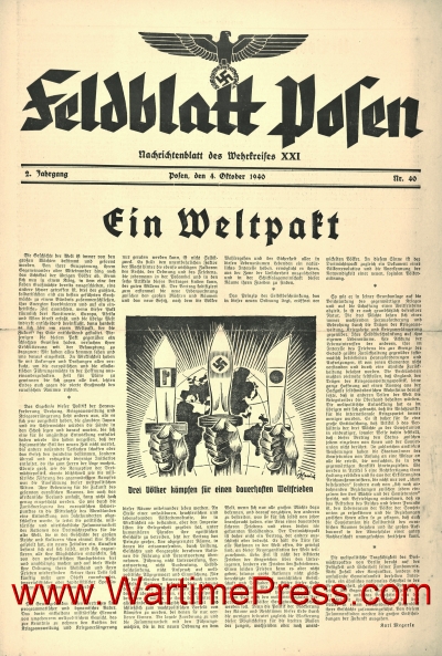 Feldblatt Posen 1940 10 04 nr 40 (PDF)