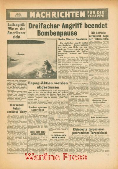 Nachrichten Für Die Truppe 1944 05 08 nr 22 (PDF)