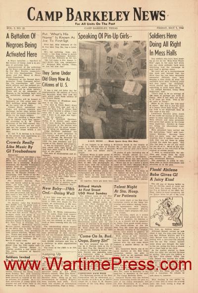 Camp Berkeley News 1943 05 07 nr 12 (PDF)