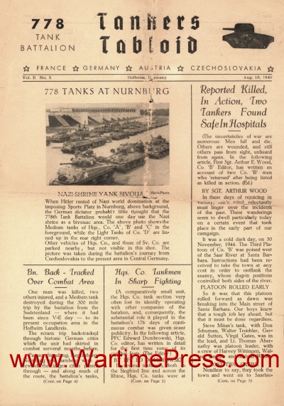 Tankers Tabloid 1945 08 18 nr 05 (PDF)