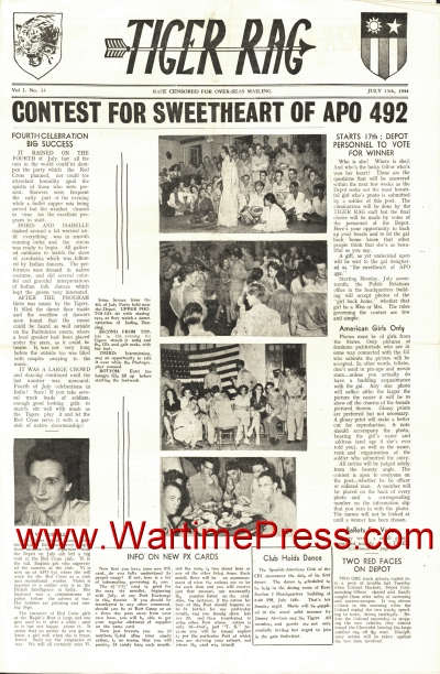 Tiger Rag 1944 07 15 nr 33 (PDF) | Wartime Press