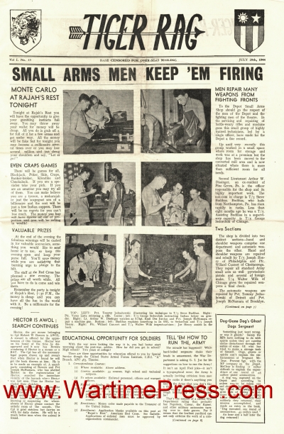 Tiger Rag 1944 07 29 nr 35 (PDF) | Wartime Press
