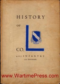 405th Infantry Regiment - History of L Company (PDF)