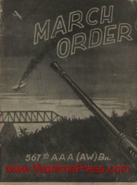 567th AAA AW BN – March Order (PDF)
